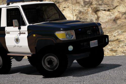 Toyota Land Cruiser J70: Police Edition
